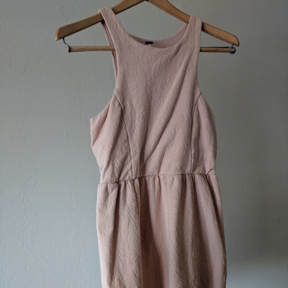 Light pink free people dress